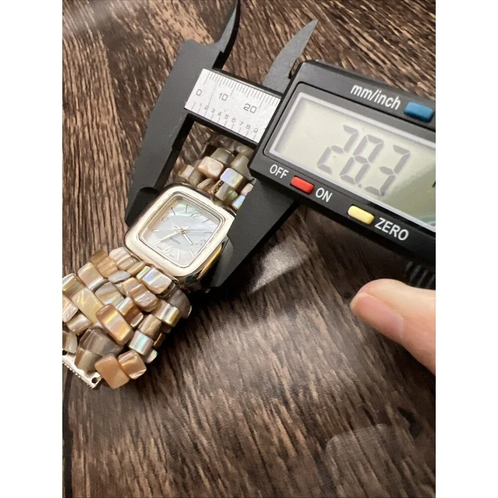 Ladies Multi Strings Beautiful Colorful Stones Watch Working